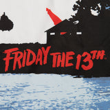 Friday the 13th rash guard front logo