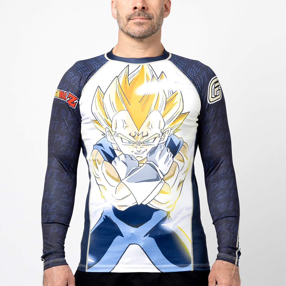 gear rash Fusion Fight Gear Dragon Ball Z Maijin Vegeta BJJ Rash Guard Compression Shirt