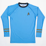 Star Trek Classic Uniform rashguard blue front