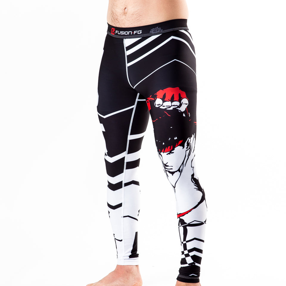 Origin Spats - MMA Training and Workout Compression Pants - (Black
