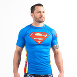 Superman classic logo bjj rash guard front