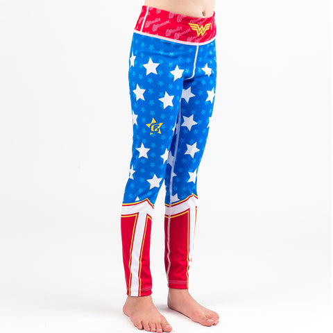 Wonder Woman kids leggings spats right angle