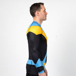 Fusion Fight Gear Nightwing Disco BJJ Rash Guard Compression Shirt