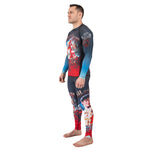 Army of Darkness Hail to the king spats and rashguard left angle