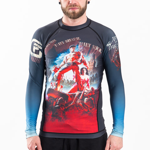 Army of Darkness Hail to the King BJJ Rashguard front cropped