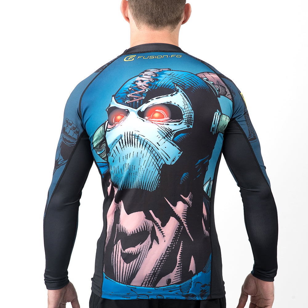 Batman Rash Fusion Fight Gear Batman Breaking The Bat Bane BJJ Rash Guard Compress