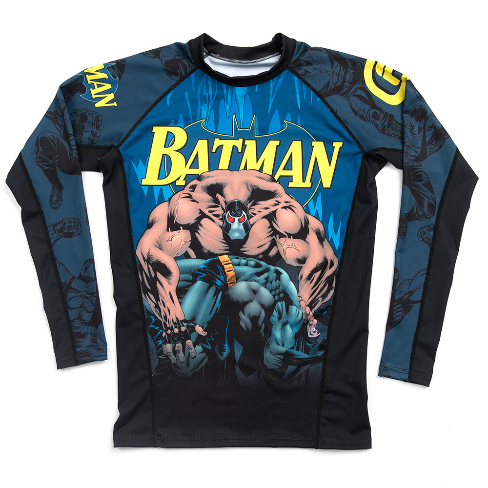 Batman Rash Fusion Fight Gear Batman Breaking The Bat Bane BJJ Rash Guard Compress