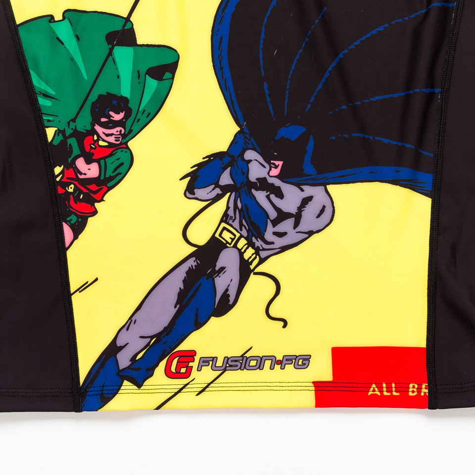Batman Rash Fusion Fight Gear Batman Number 1 Comic BJJ Rash Guard Compression Shi