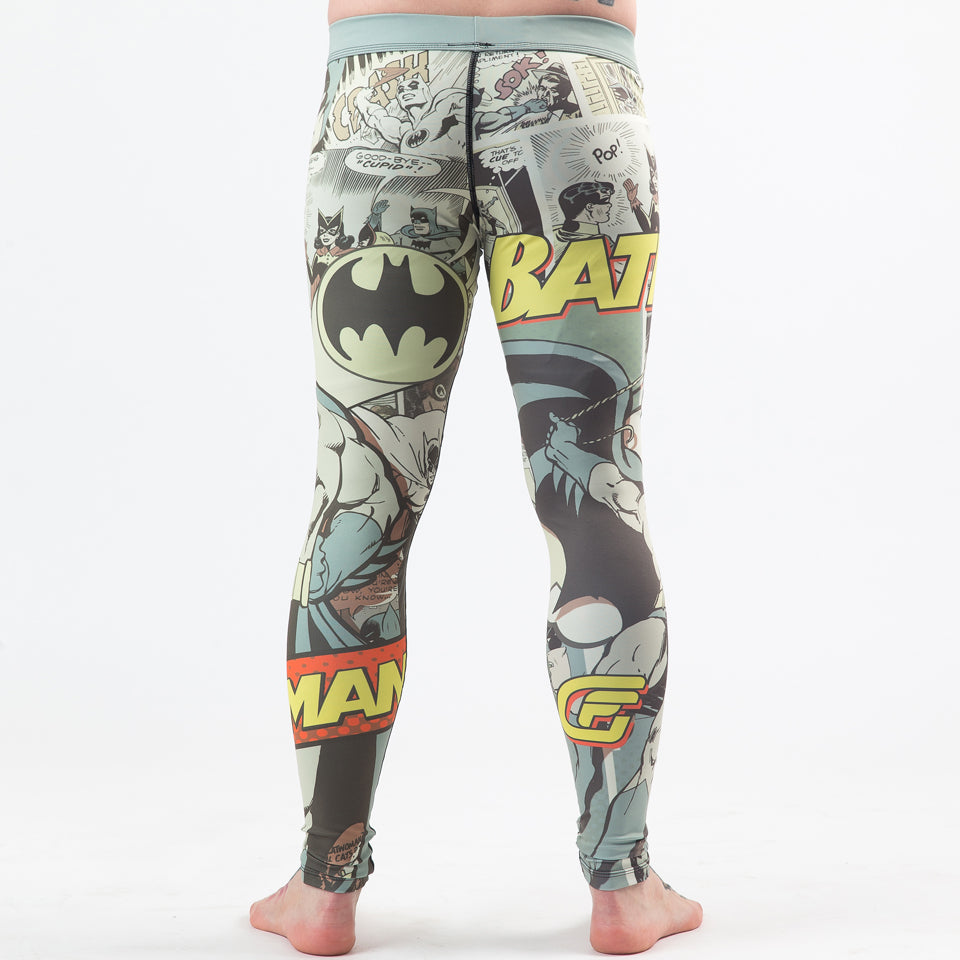 Fusion Fight Gear Batman Pop Art Spats Compression Pants (RETIRED)