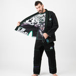 Batman The Killing Joke Adult Black BJJ Gi front open full body