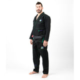 Batman The Killing Joke Adult Black BJJ Gi left angle full body