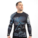 Fusion Fight Gear Batman Hush BJJ Rash Guard Compression Shirt- RETIRED