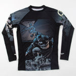 Fusion Fight Gear Batman Hush BJJ Rash Guard Compression Shirt- RETIRED