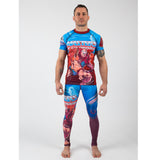 Beast Man rash guard and spats combo front