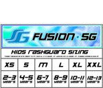 Fusion Fight Gear The Flash Crimson Comet Kids BJJ Rash Guard - Long Sleeve