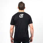 Fusion FG black distressed logo t shirt back