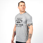 Fusion Fight Gear XXL Grey T Shirt Left angle