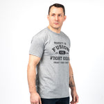 Fusion Fight Gear XXL Grey T Shirt Right angle