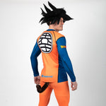 Fusion Fight Gear Dragon Ball Z Goku Costume BJJ Rash Guard Compression Shirt