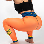 Fusion Fight Gear Dragon Ball Z Goku Women's BJJ Spats Leggings Tights