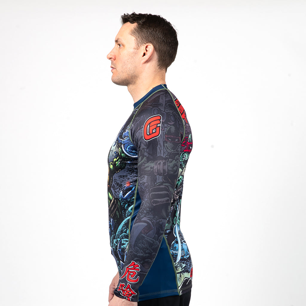 Fusion Fight Gear Teenage Mutant Ninja Turtles Book Two BJJ Rash Guard