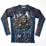 Fusion Fight Gear Teenage Mutant Ninja Turtles Book Two BJJ Rash Guard Compression Shirt