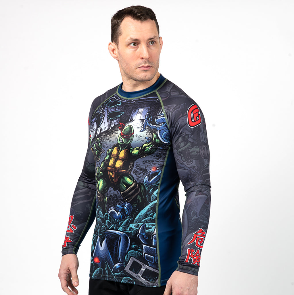Fusion Fight Gear Teenage Mutant Ninja Turtles Book Two BJJ Rash Guard
