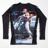 Fusion Fight Gear Robocop BJJ Rash Guard compression shirt