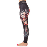 Harley Quinn Dc Bombshells Spats leggings left side
