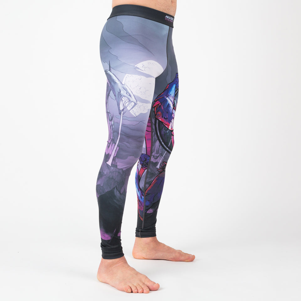 Fusion Fight Gear Masters Of The Universe Skeletor BJJ Spats Compressi