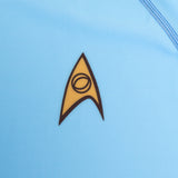 Star Trek Classic Uniform rashguard blue delta shield