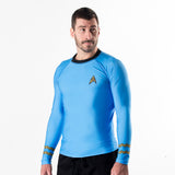 Star Trek Classic Uniform rashguard blue front full body