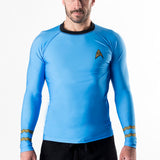 Star Trek Classic Uniform BJJ rashguard blue