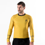 Star Trek Classic Uniform rashguard gold front full body