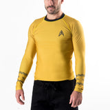 Star Trek Classic Uniform BJJ rashguard gold