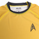 Star Trek Classic Uniform rashguard gold neck label