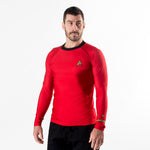 Star Trek Classic Uniform rashguard red front full body