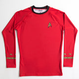 Star Trek Classic Uniform rashguard red front