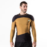 Star Trek TNG Uniform rashguard gold full body front
