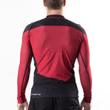 Star Trek TNG Uniform rashguard red back close up