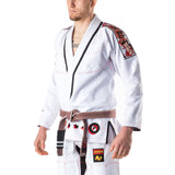 Street Fighter Ryu Hadoken BJJ gi right angled close up