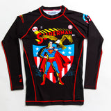 Superman Americana rash guard product front