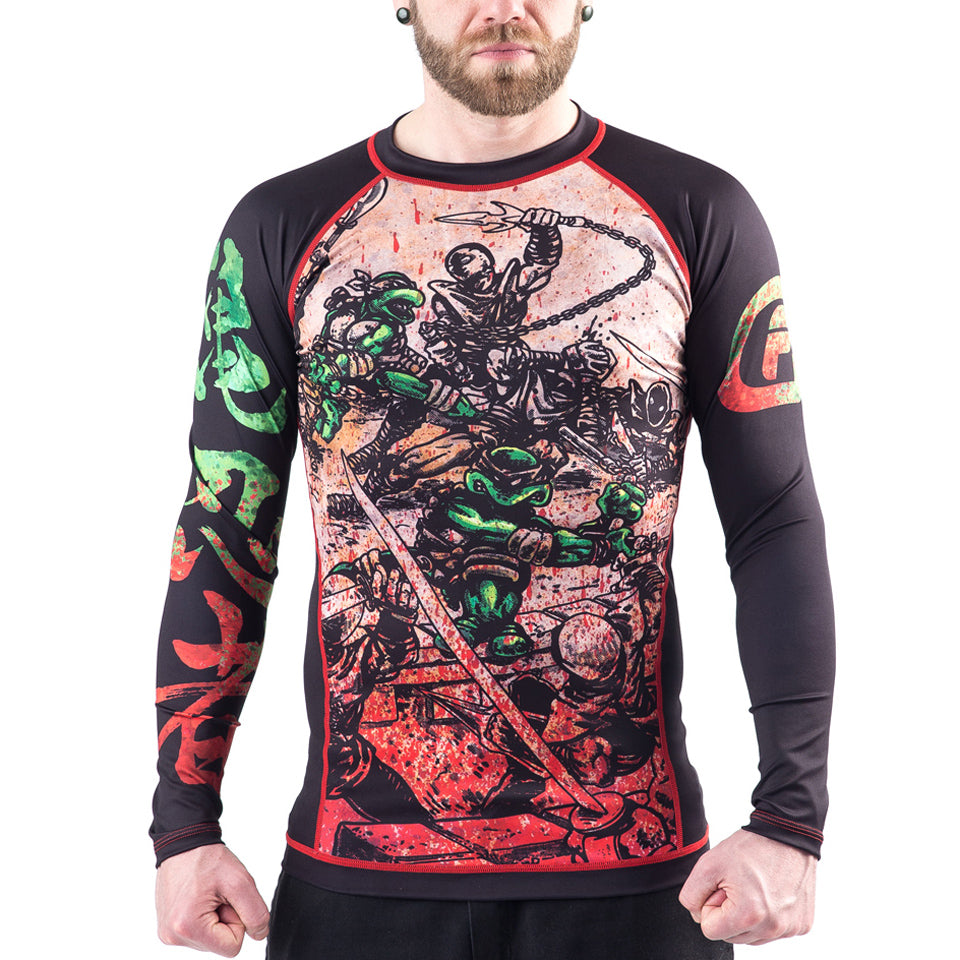 Fusion Fight Gear Teenage Mutant Ninja Turtles Book One BJJ Rash Guard