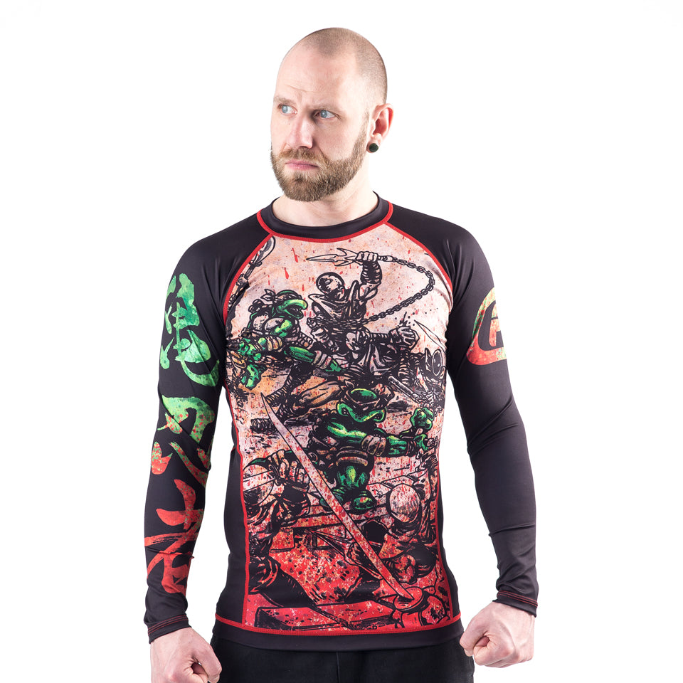 Fusion Fight Gear Teenage Mutant Ninja Turtles Book One BJJ Rash Guard