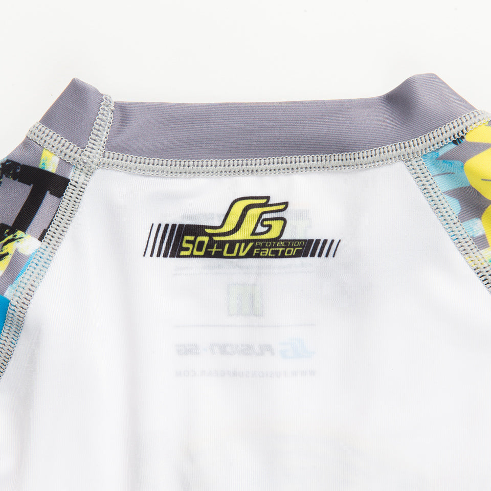 Fusion Fight Gear TMNT Hang Three Kids BJJ Rash Guard - Long Sleeve