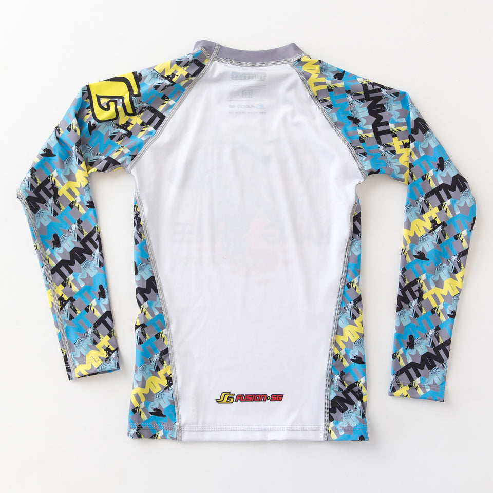 Fusion Fight Gear TMNT Hang Three Kids BJJ Rash Guard - Long Sleeve