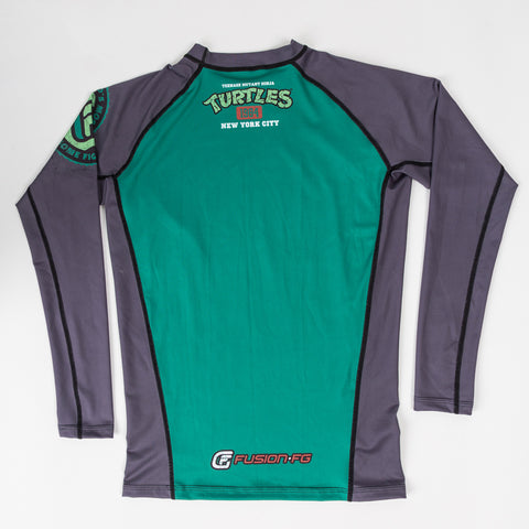 Fusion Fight Gear Teenage Mutant Ninja Turtles Retro Cartoon BJJ Rash
