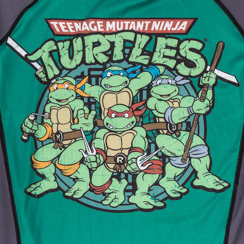 Fusion Fight Gear Teenage Mutant Ninja Turtles Retro Cartoon BJJ Rash
