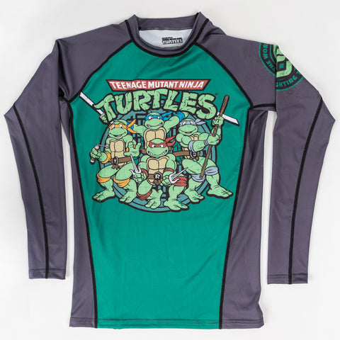 Fusion Fight Gear Teenage Mutant Ninja Turtles Retro Cartoon BJJ Rash