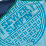 TMNT Sewer Surfin Rashguard Short Sleeve back detail
